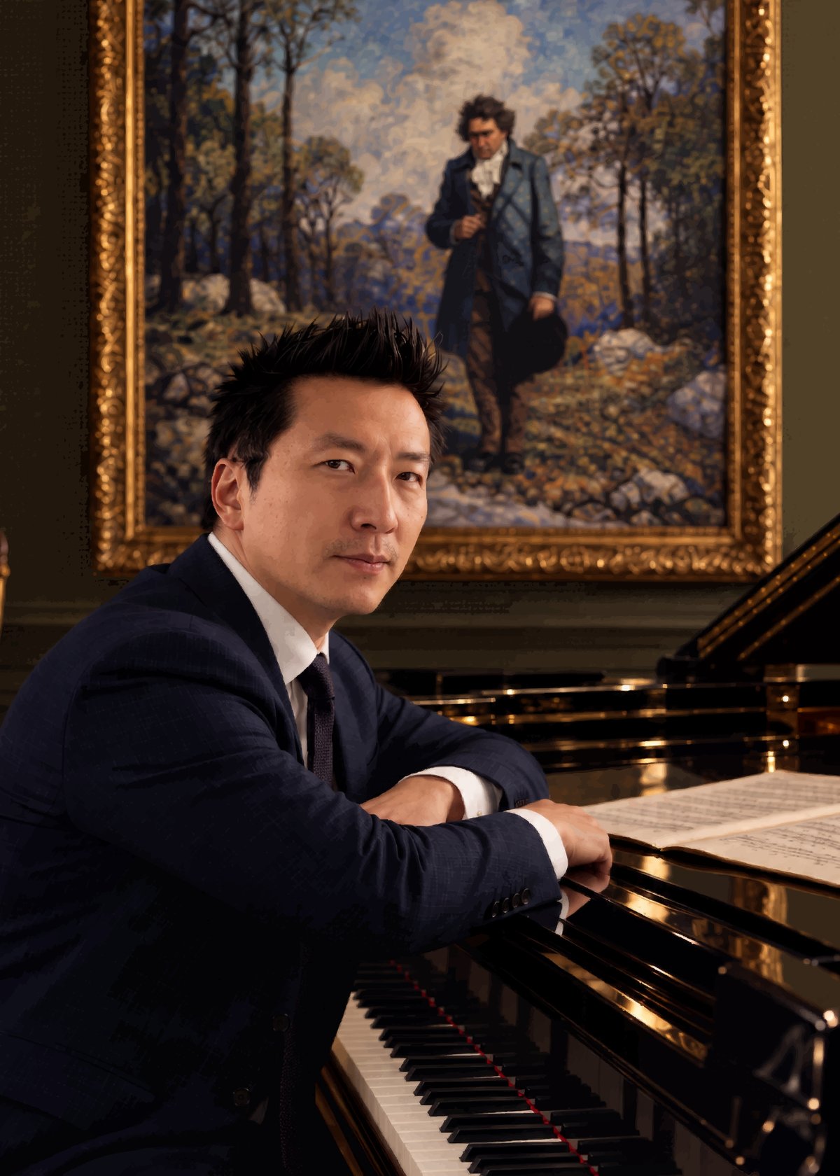 Dr. Archie Chen at the piano
